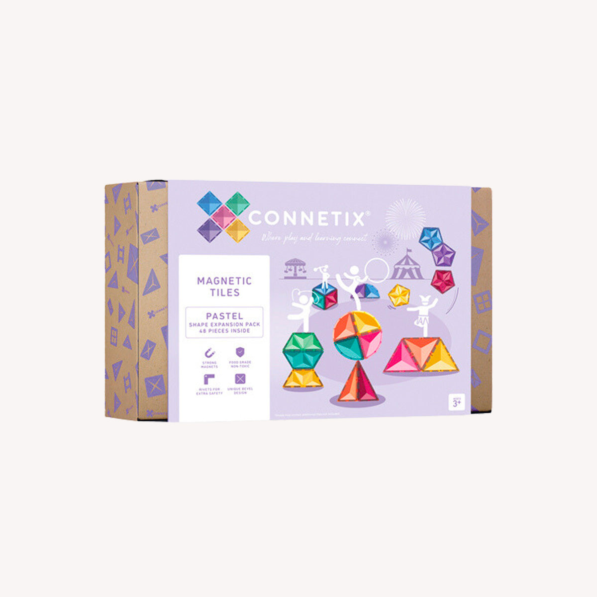 Pastel Shape Expansion Pack 48 pc main image 0