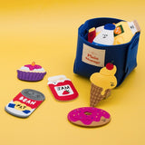 Magnet set - felt - snacks