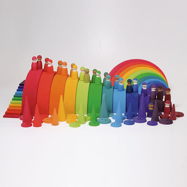 Houten Bouwplanken - Regenboog