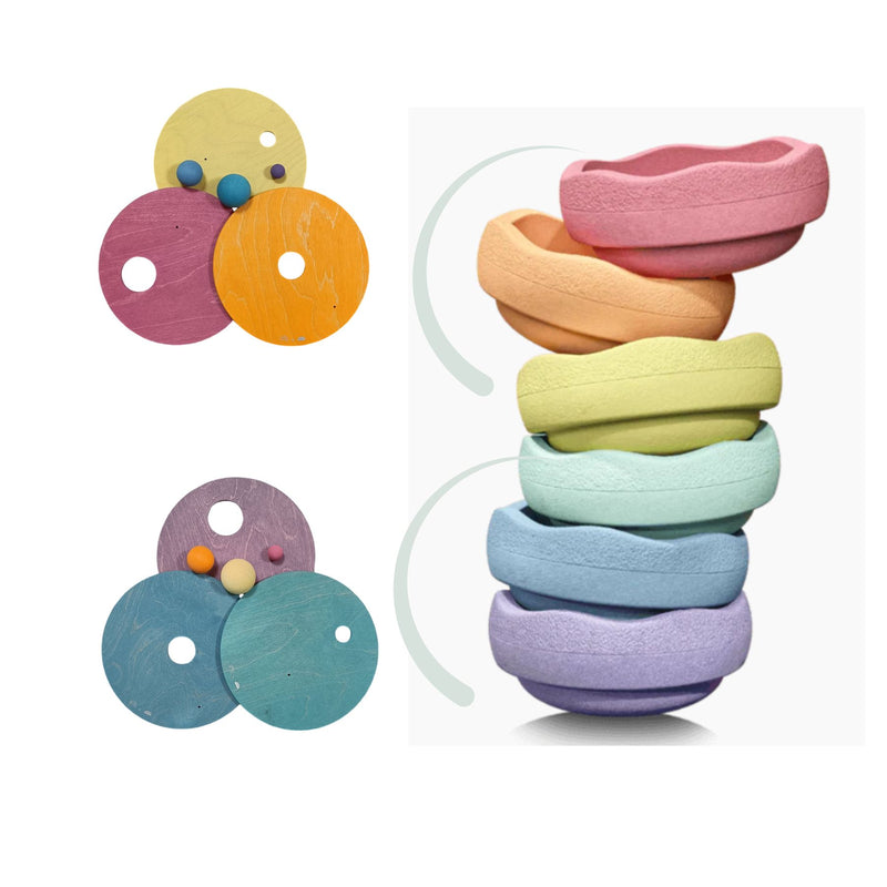 Rolling Discs Cool Pastel