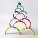 Grote Houten Regenboog - Pastel