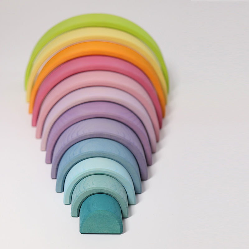 Grote Houten Regenboog - Pastel