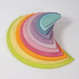 Wooden semicircles - Pastel