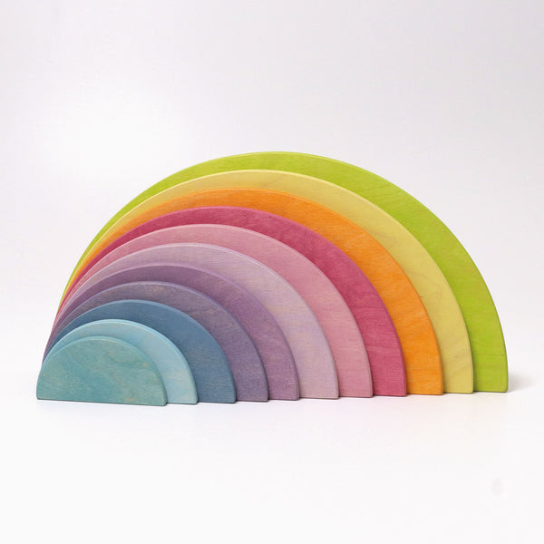 Wooden semicircles - Pastel