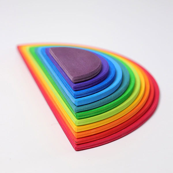 Wooden semicircles - Rainbow