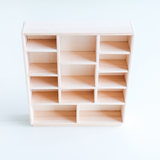 dollhouse furniture - shelving unit - closed compartments