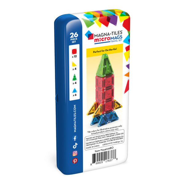 PRE-ORDER | Magna-Tiles Micromags travel set - 26