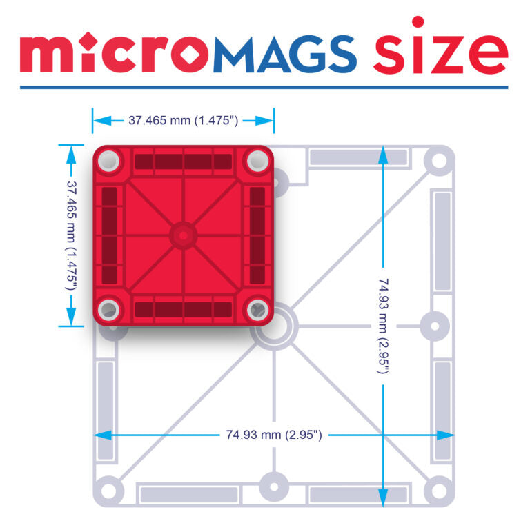 Magna-Tiles Micromags travel set - 26