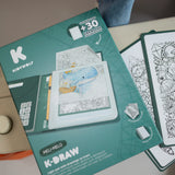 Kidydraw pad tekentablet - animals meli-melo
