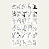 Navulling Kidydraw mini tekenbord - dieren & er was eens... sprookjes