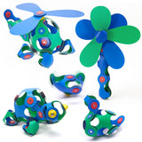 Crew pack - blauw/groen - 30 stk