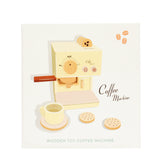 Houten speelset - koffiemachine