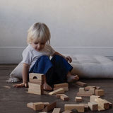 Wooden Blocks - natural 30 pcs