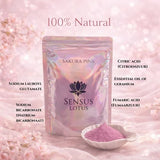 Sensus Lotus - magisch water - badpoeder - pink