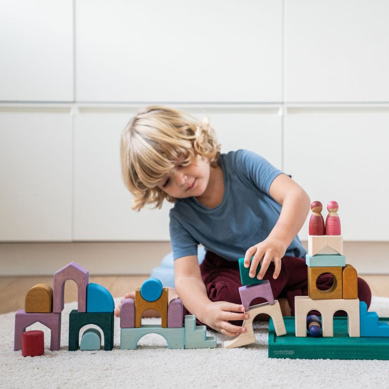 Block Set Pastel Block set Pastel duo 40-piece