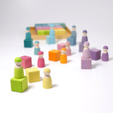 Block set Pastel duo 40-piece