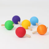 Small wooden Balls - Pastel
