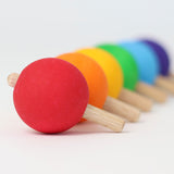 Small wooden Balls - Pastel