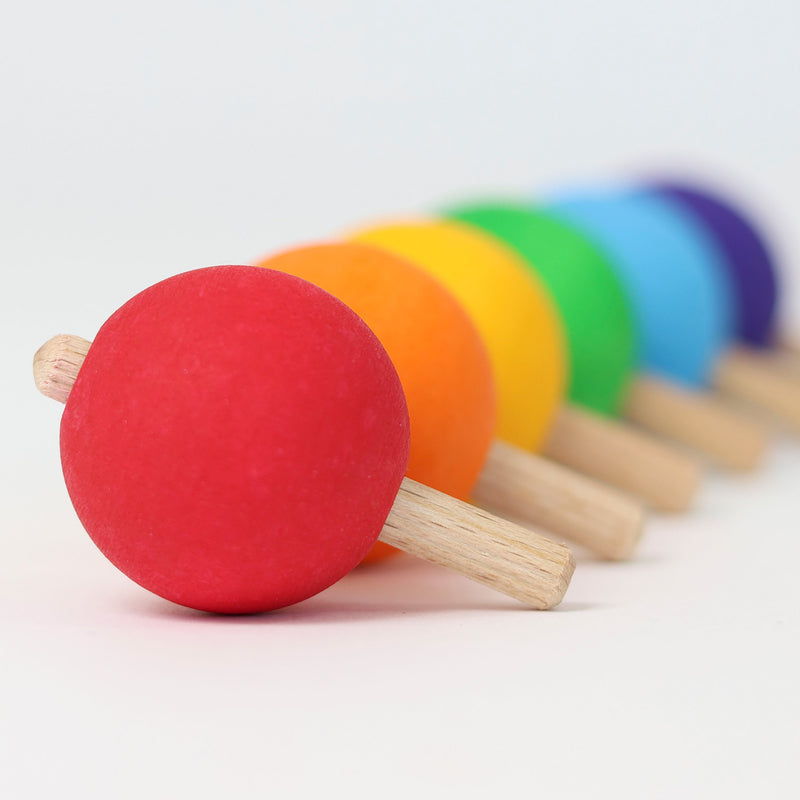 Small wooden Balls - Pastel
