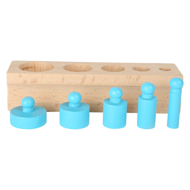 Wooden puzzle size sorting