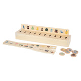 Wooden sorting box world explorer