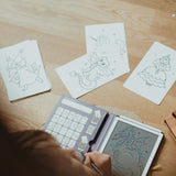 Navulling Kidydraw mini tekenbord - dieren & er was eens... sprookjes
