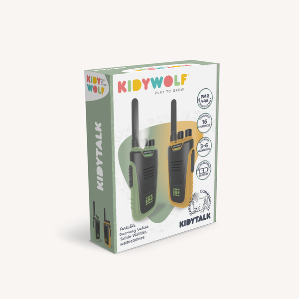 Kidytalk Walkie talkies - Groen Mosterd