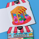 Boutique kleur - en stickerboek - Farmer's Market