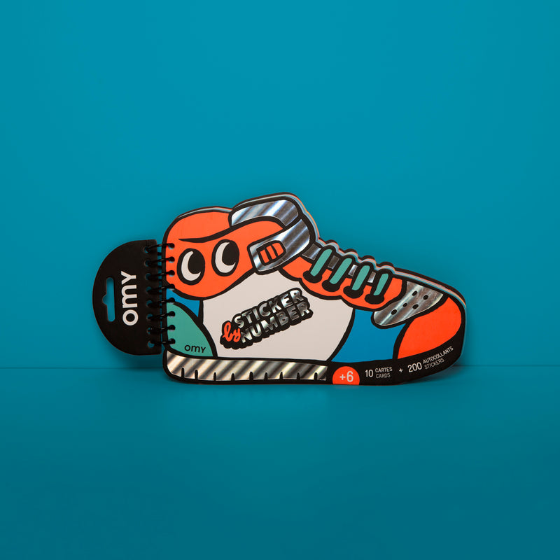Activity book - sticker op nummer - Street