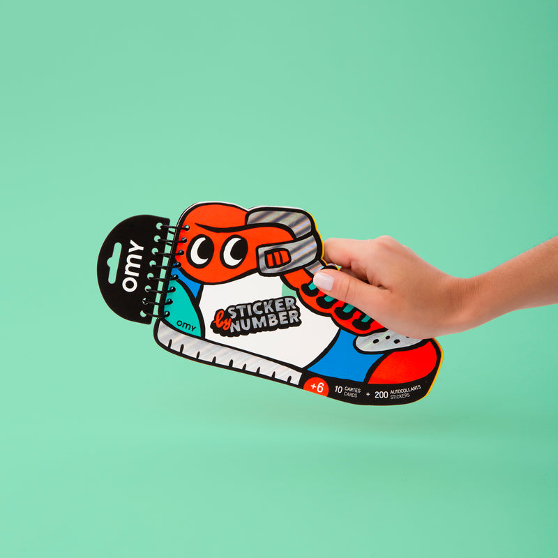 Activity book - sticker op nummer - Street
