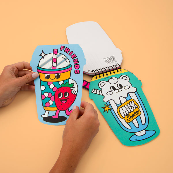 Activity book - sticker op nummer - Bubble Tea