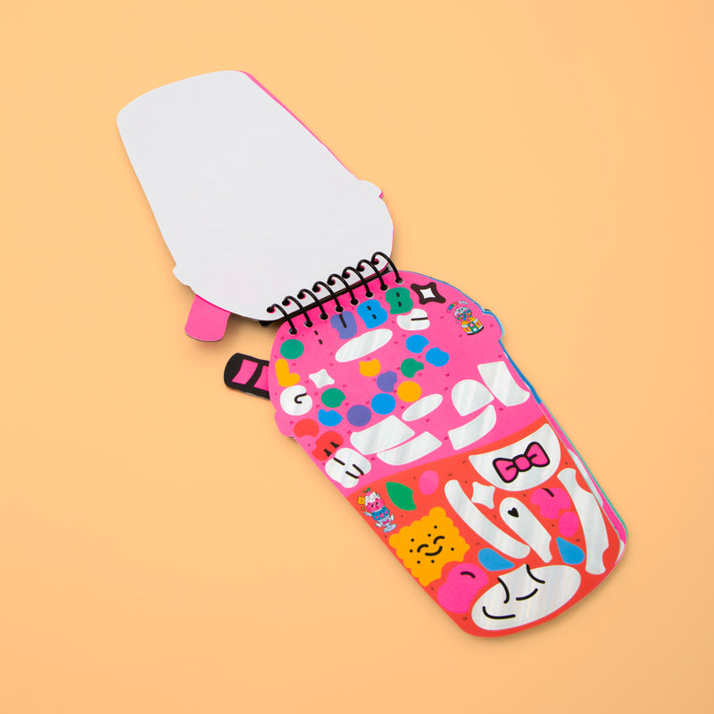 Activity book - sticker op nummer - Bubble Tea