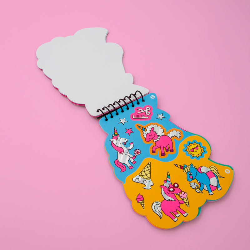 Sticker activity book - unicorn Lily