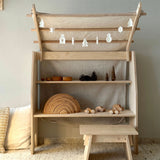 Shizu speelstand - met linnen dak