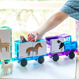 Magnetische tegel toppers - dieren duo puzzel