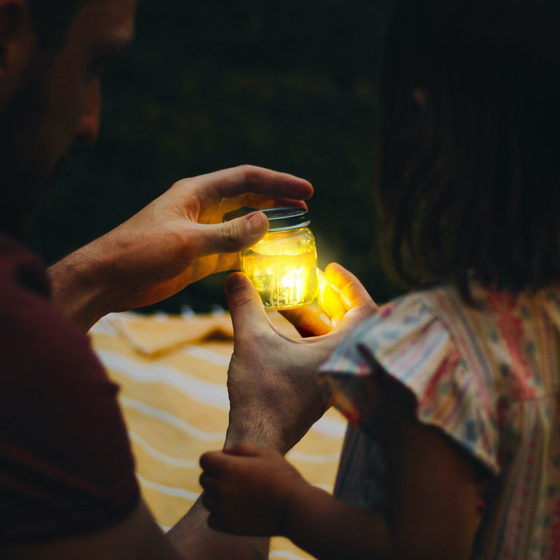 Lichtgevende blokjes - Alex - geel