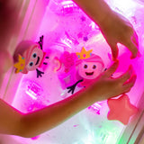 Lichtgevend badspeelfiguur - Prinses Ida - Roze
