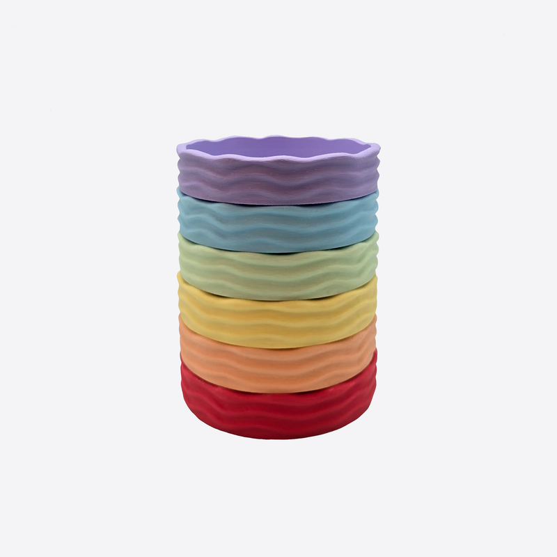 Speelbakjes wave - pastel - 6