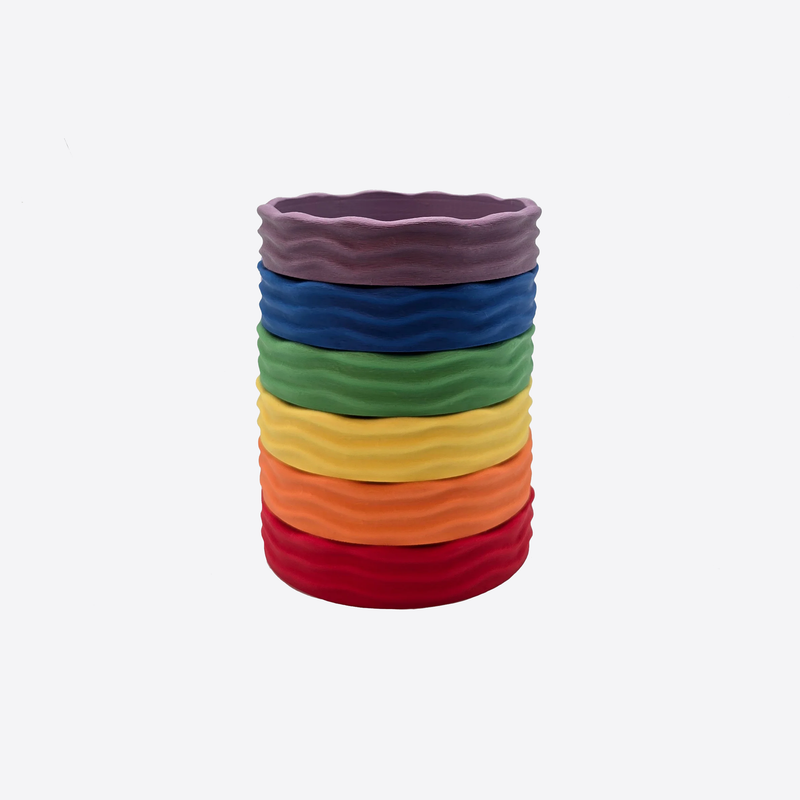Play boxes wave - rainbow - 6