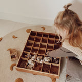 Wooden sorting bin