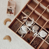 Wooden sorting bin