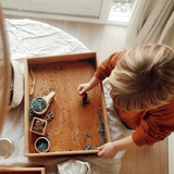 Wooden play box - small 30x40cm