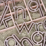 Alphabet cutters - School letters