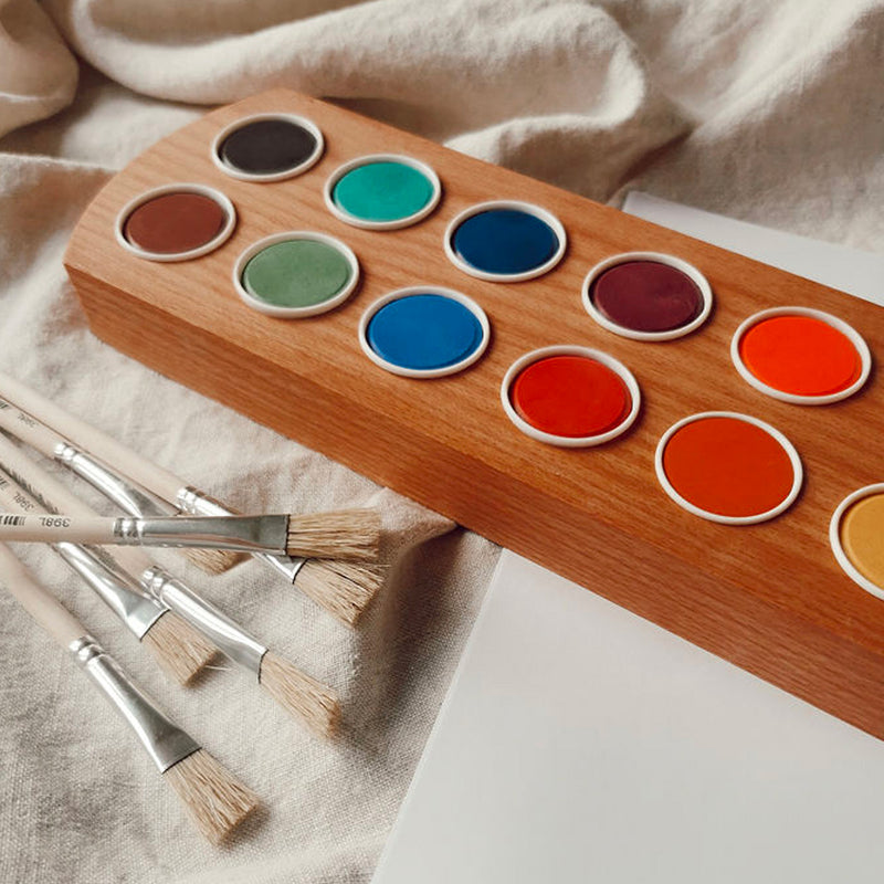 Watercolor holder - 12 colors