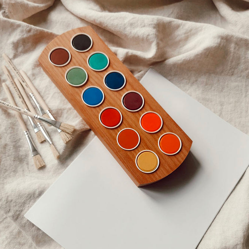 Watercolor holder - 12 colors