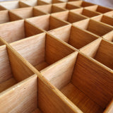 Wooden sorting bin