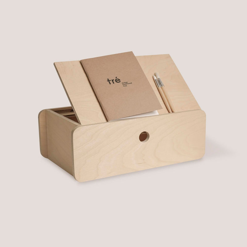 Wooden drawing box