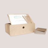 Wooden drawing box