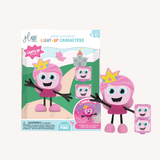 Lichtgevend badspeelfiguur - Prinses Ida - Roze