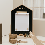 Lille Hus - Ivory / black - double-sided M